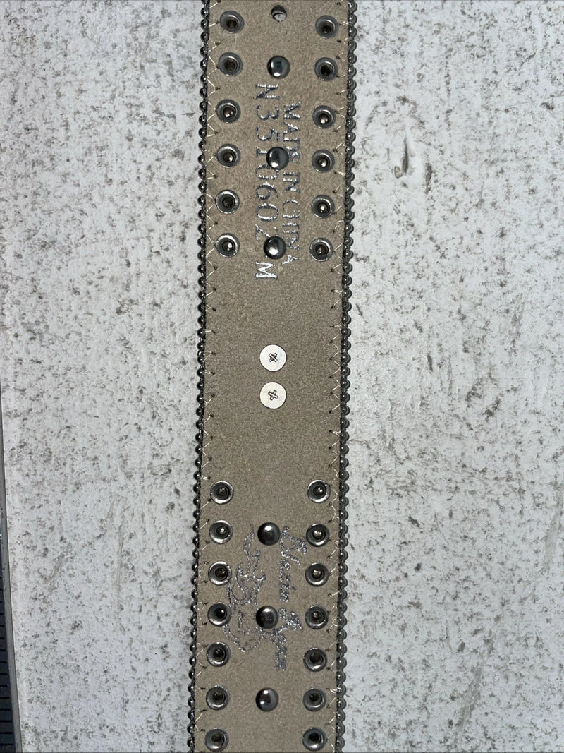 New Cow Print Genuine Leather Blazin Roxx Bling M Belt #N3510602 Z-23