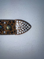 New Cheetah Print Genuine Leather Nocona Bling S Belt #N1330999 Z-98 