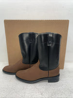 New Men’s Brown American West Cowboy Boots. 6.5 6 1/2 E E 6851. 1-32