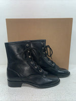 New Kids Black Lace Up American West Cowboy Boots. 3120 3.5 3 1/2 D. 24-141