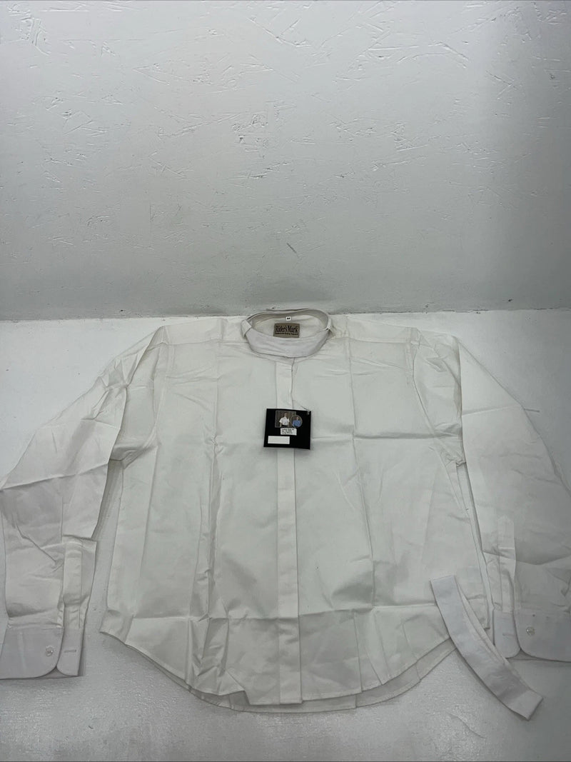 New Women’s White Riders Mark Long Sleeve English Riding Shirt. 44 G-24