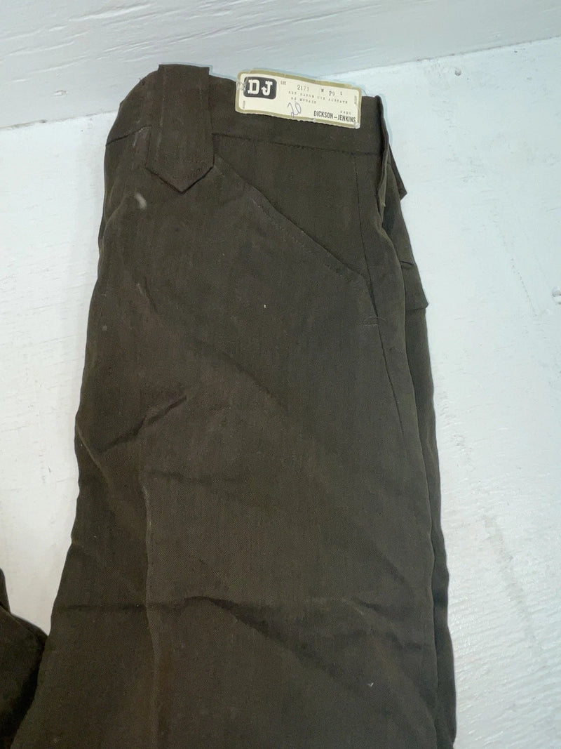 New Vintage Brown Dickson Jenkins Polyester Pants #2171 3A-101