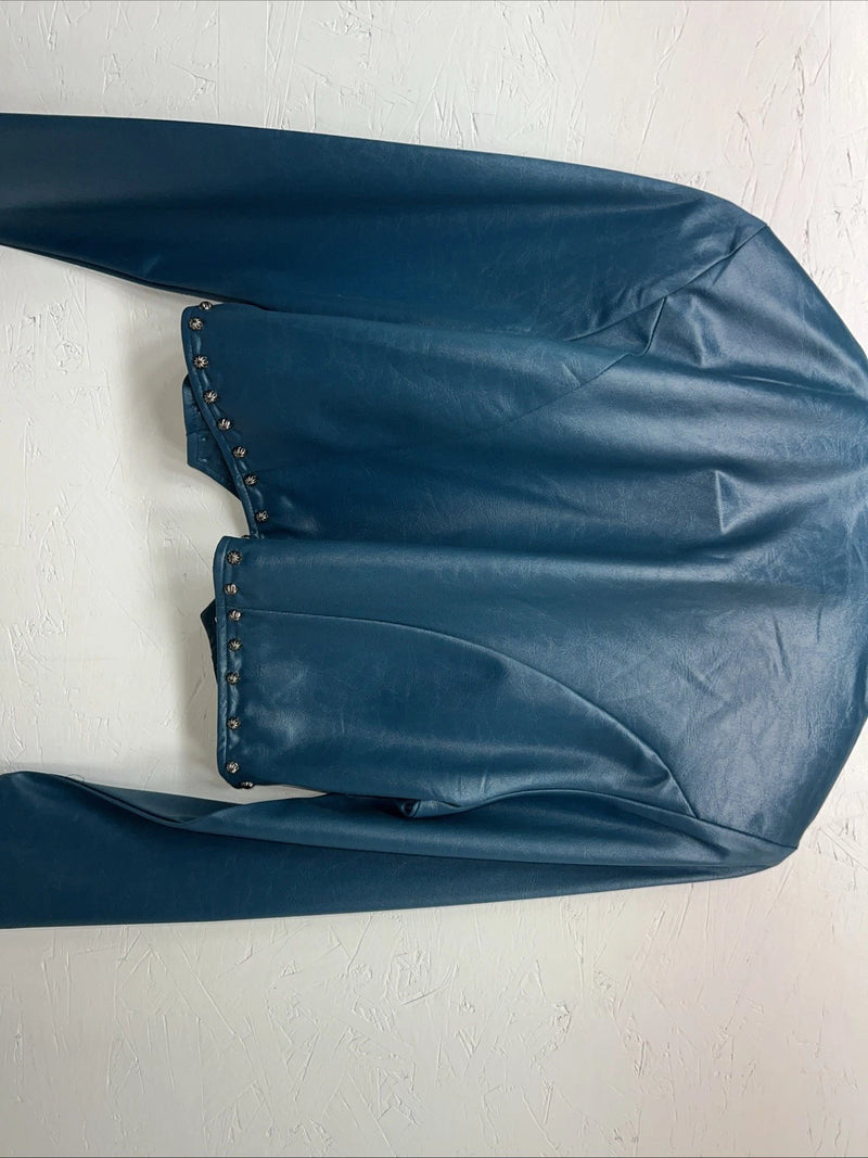 New Women’s Blue 1849 Authentic Ranchwear Short Show Jacket XS G-601