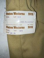 New Vintage Yellow Fenton Polyester Pants #310 XX-29