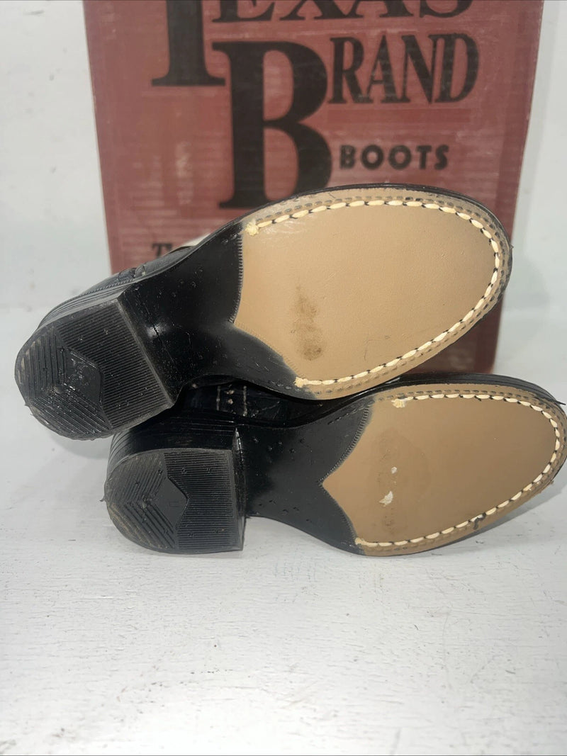 New Children’s Black Bronco Cowboy Boots. 9 D. 24-15