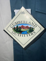 New Children’s White Cumberland Outfitters Long Sleeve Pearl Snap Shirt L S-34
