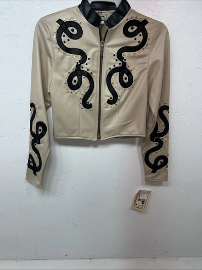 New Women’s Tan 1849 Authentic Ranchwear Short Show Jacket XXS UU-71