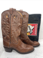 New Men’s Brown Texas Brand Cowboy Boots. 7811 10 D. 6-45