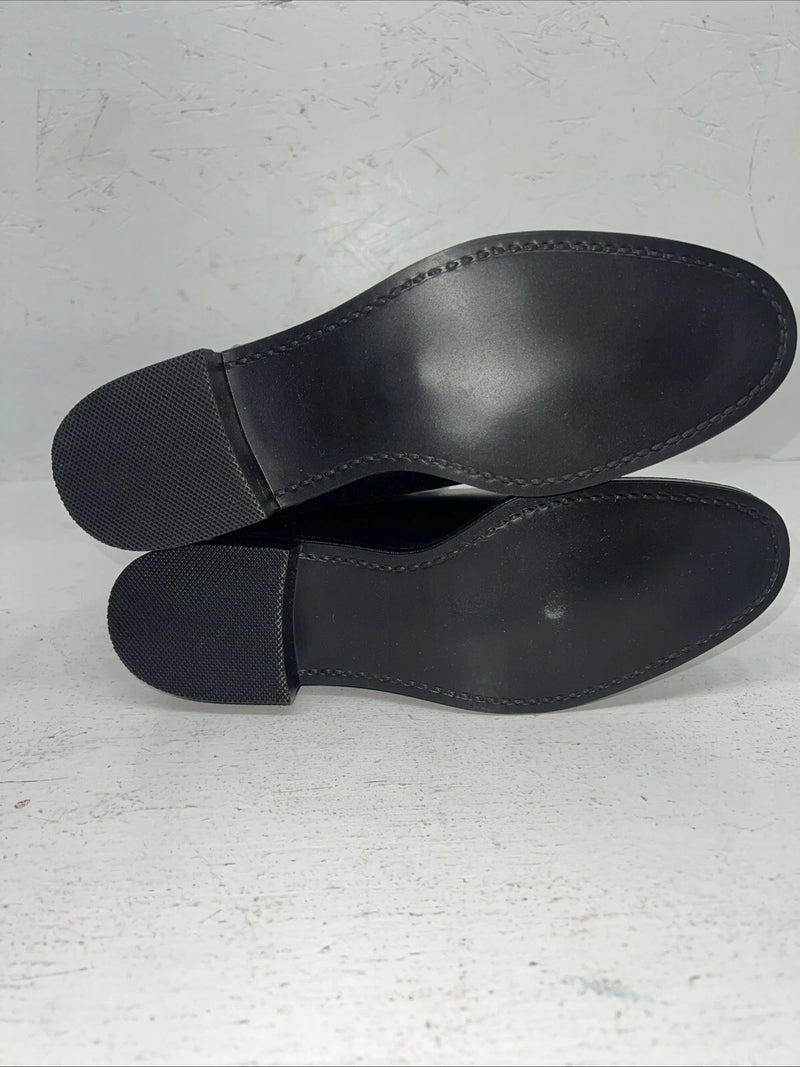 New Women’s Black Vamp And Foxing Cowboy Boots. S416 6.5  6 1/2 M. 19-69