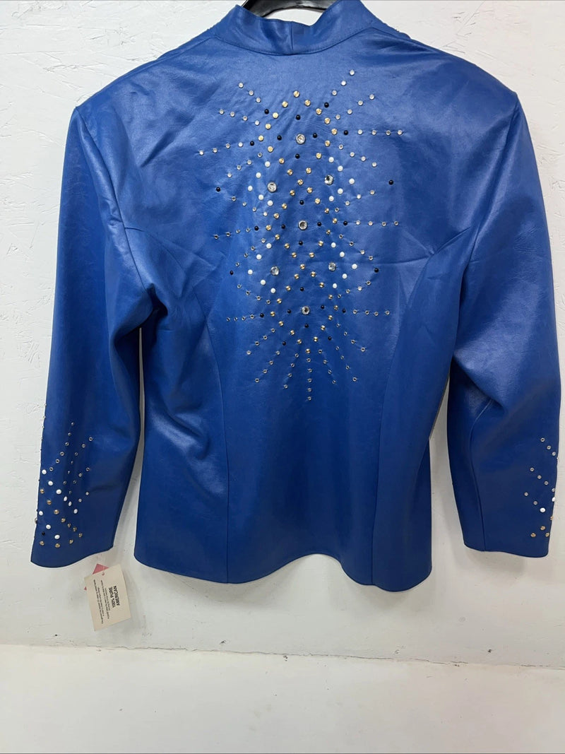 New Women’s Blue 1849 Authentic Ranchwear XXL Western Show Jacket UU-66