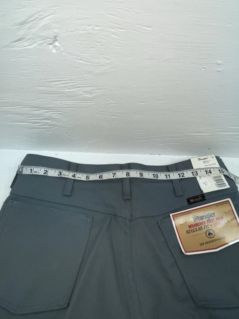 New Vintage Gray Wrangler Polyester Pants #82GY ZZ-35