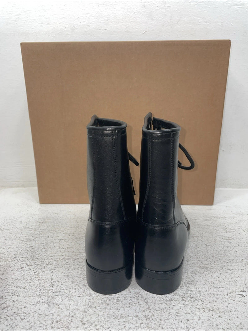 New Kids Black Lace Up American West Cowboy Boots. 3120 3.5 3 1/2 D. 24-141