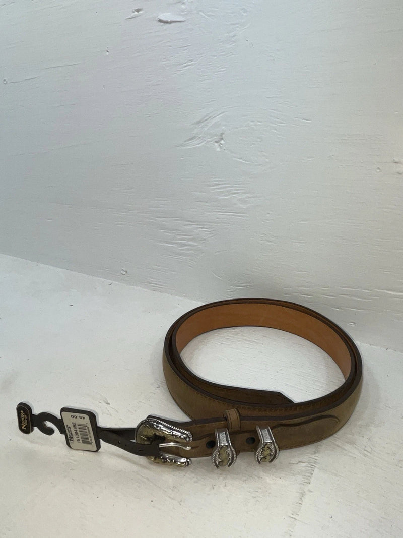 New Brown Genuine Lather Nocona 52” Belt #1510844 NN-110