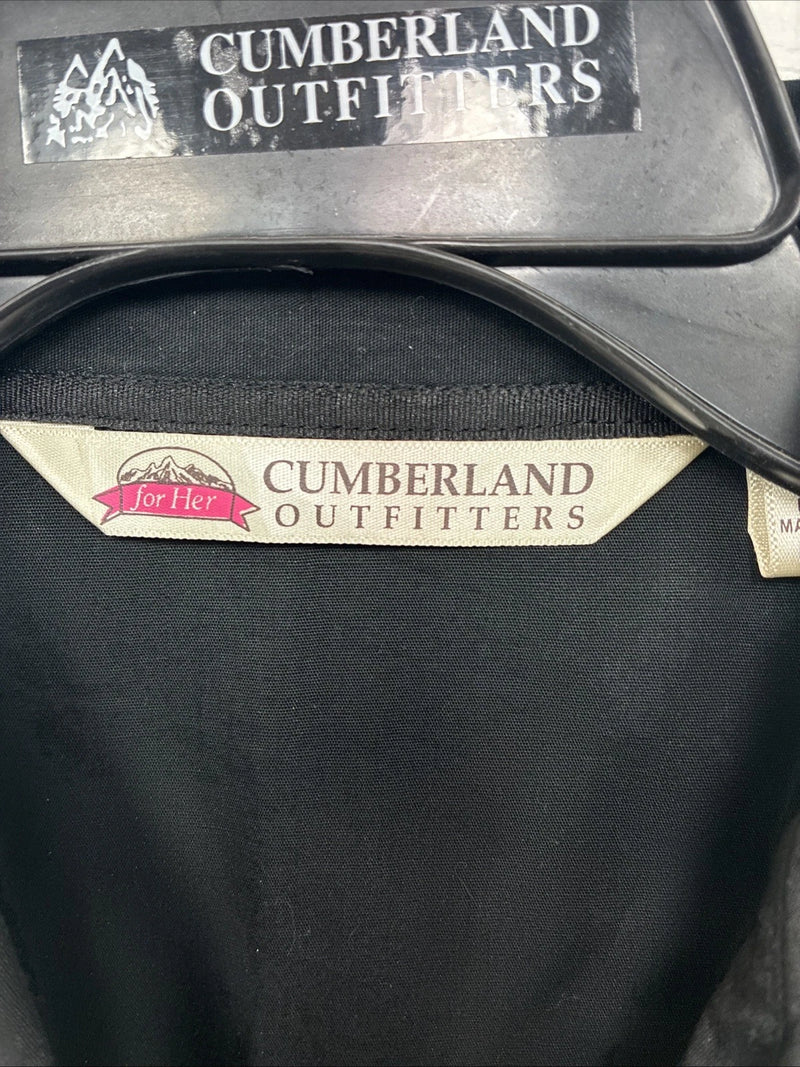 New Women’s Cumberland Black Gem Long Sleeve Pearl Snap 1XL GG-45