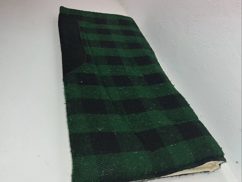 New Green Plaid Wool Saddle Pad 31x31 #9612 Pad-2