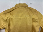 New Kids Karman Yellow Designed Long Sleeve Pearl Snap Size 10 YY-66