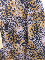 New Women’s Cumberland Purple Yellow Print Long Sleeve Pearl Snap 2XL GG-40