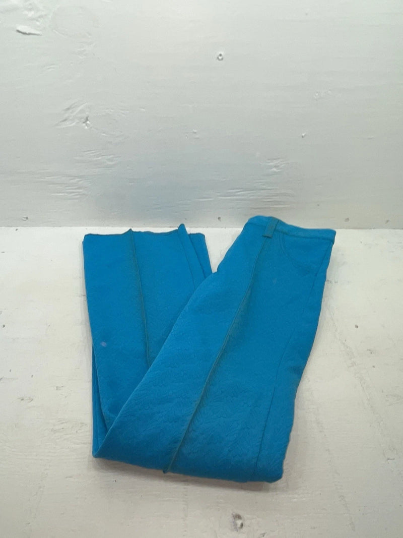 New Vintage Blue Polyester Pants #5450087 3A-67