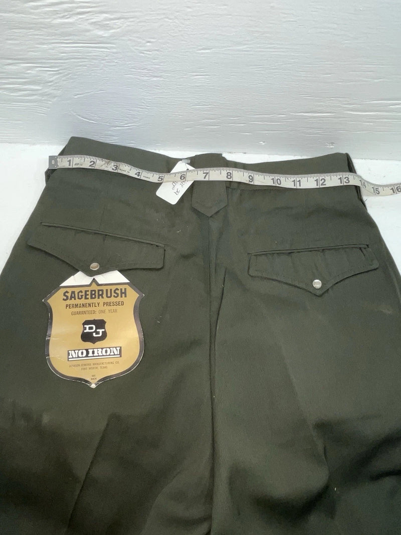 New Vintage Green Dickson Jenkins Polyester Pants #2646 VV-51