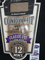 New Men’s Black Cowboy Cut Classic Fit Wrangler Denim Jeans. 17/18x34 F-31