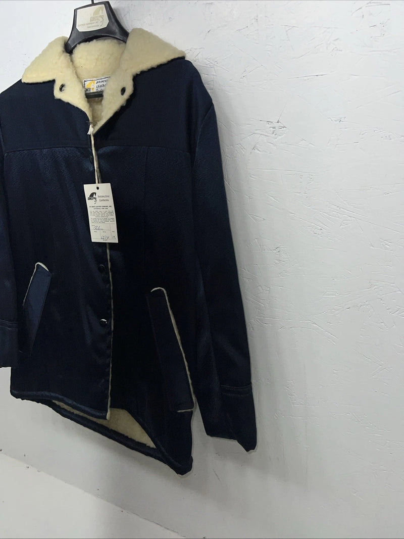 New Men SIMCO Blue Wool Jacket 12 #6274 LL-46