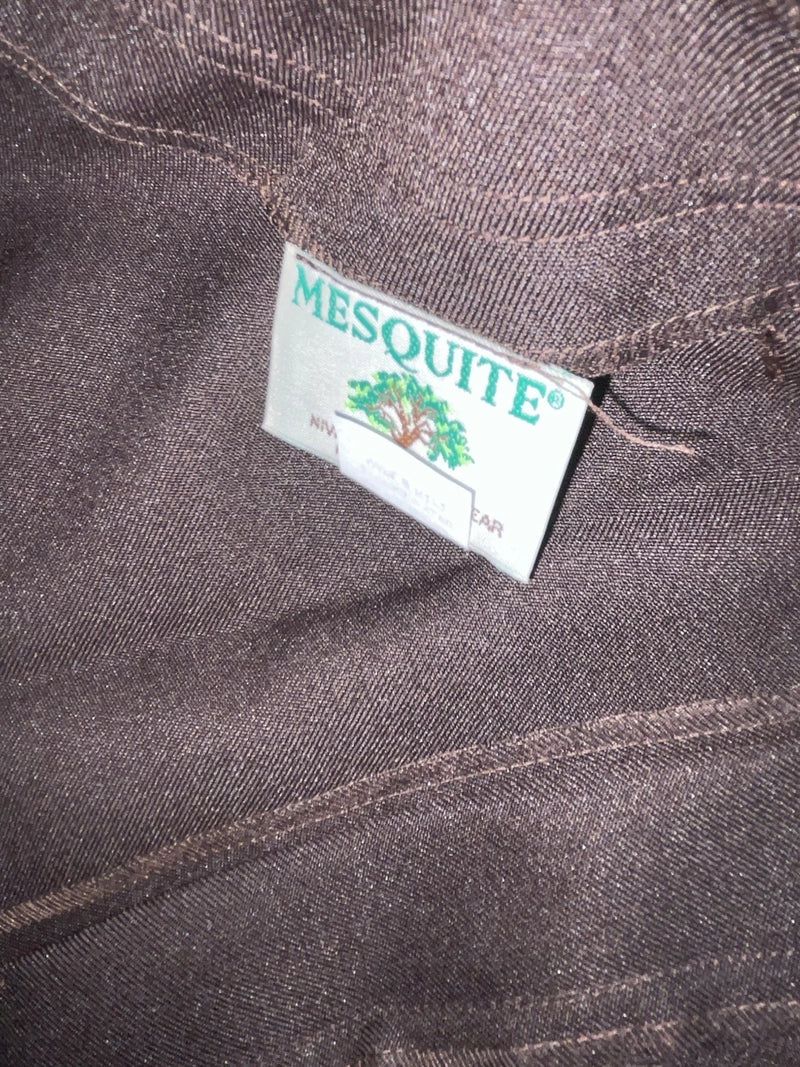 New Vintage Brown Mesquite Polyester Pants #5506 XX-50