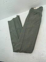 New Vintage Green Checkered Dickson Jenkins Polyester Pants #2213 ZZ-32