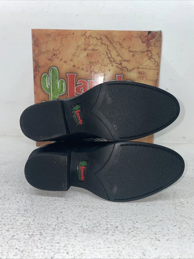 New Children’s Black Laredo Cowboy Boots. L C 2430 13.5 13 1/2 D. 22-18