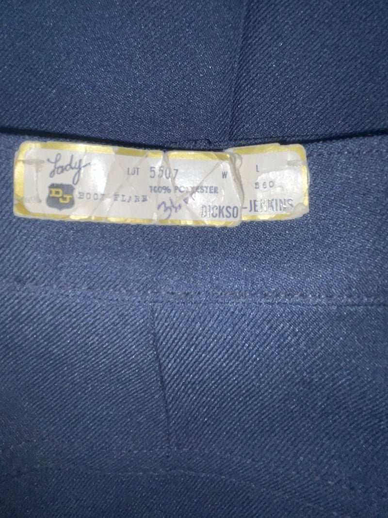 New Vintage Blue Dickson Jenkins Polyester Pants #5507 SS-85