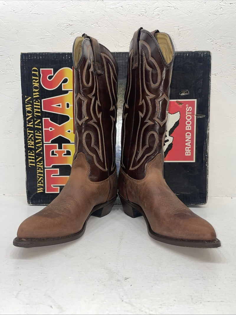 New Women’s Brown Texas Brand Cowboy Boots. 4731 8 M. 16-74