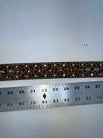 New Cheetah Print Genuine Leather Nocona Bling S Belt #N1330999 Z-98 