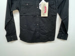 New Women’s Black Cumberland Outfitters Long Sleeve Button Up Shirt S 3B-109