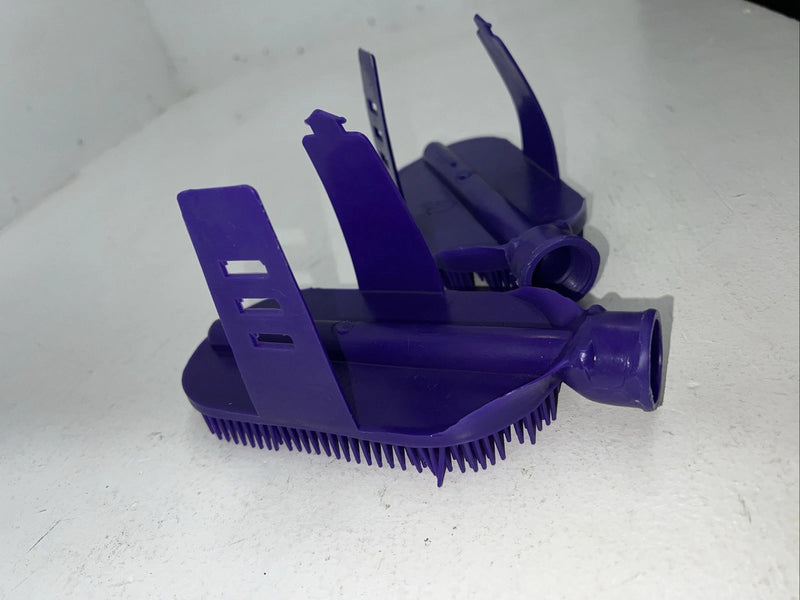 New Purple Hose Hook Up Horse Bath Brush Set Of 2 F-501