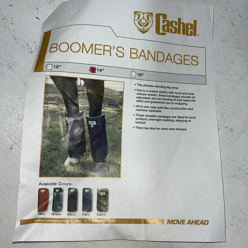 New Cashel Camouflage Boomers Bandages 14” Standing Wraps EE-40
