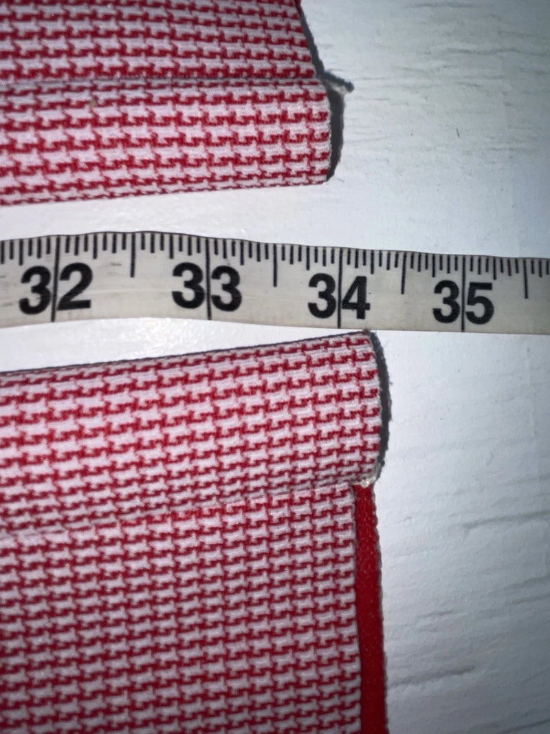 New Vintage Red Checkered Dickson Jenkins Polyester Pants #534 VV-72