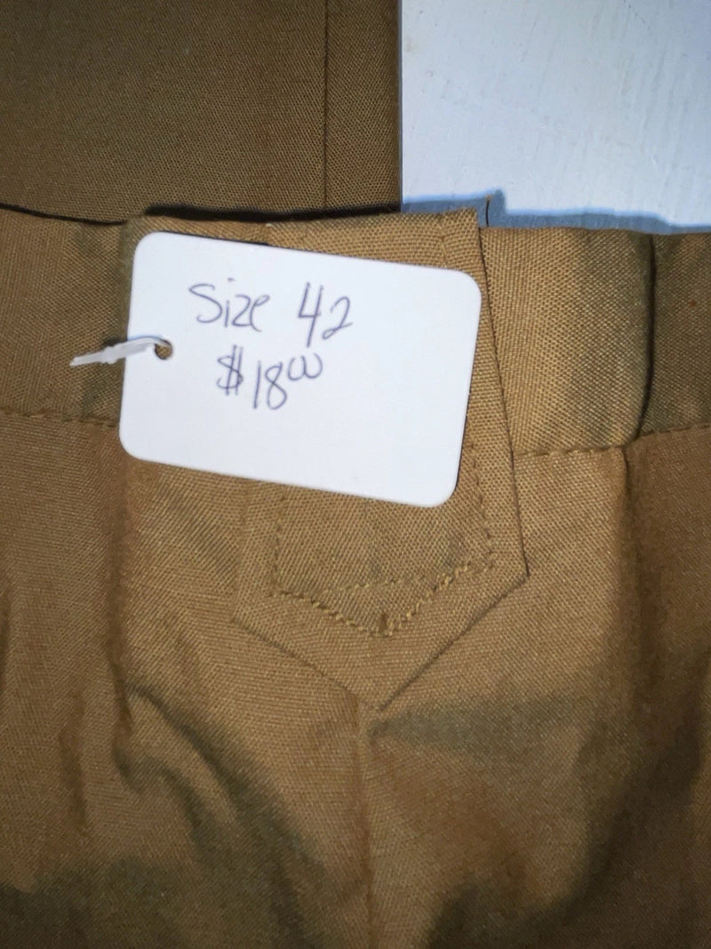 New Vintage Brown Dickson Jenkins Polyester Pants #2185 NN-165