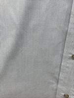 New Men’s Texas Sage Blue Short Sleeve Pearl Snap 16.5 Large Q-82