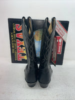New Men’s Black Texas Brand Cowboy Boots. M 610 8.5 8 1/2 D. 3-118