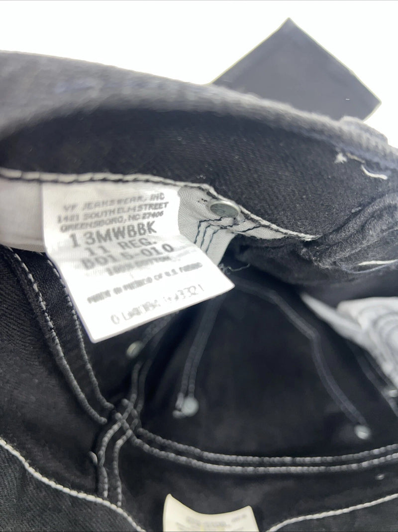 New Boys Black Wrangler Cowboy Cut Pro Rodeo Denim Jeans. 11/25 1/2 B-28