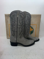 New Men’s Gray Texas Brand Cowboy Boots. 6802 6.5 6 1/3 D. 1-29