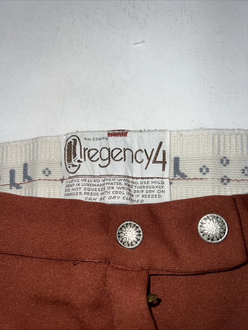 New Women’s Burnt Orange Regency4 English Riding Pants. 32 L D-59