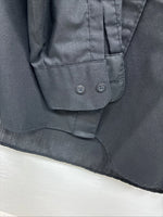 New Hobby Horse Black Long Sleeve Button Up English Shirt Petite Small DD-7