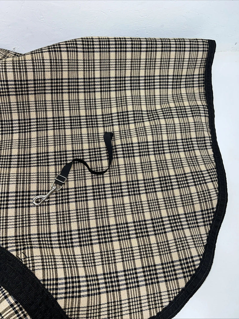 New Brown Plaid Turnout Horse Neck Hood PP-22