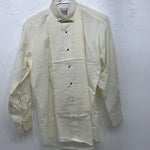 New Men’s Classix Cream Long Sleeve Pearl Snap Small 30/31 B-49