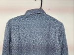 New Men’s Miller Blue Deigned Long Sleeve Pearl Snap 15.5 Medium II-103