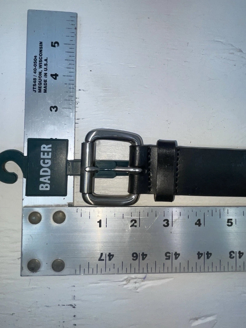 New Black Genuine Leather Badger 32” Belt #B3000 JJ-95