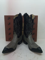 New Men’s Gray Texas Imperial Cowboy Boots. M 452 10.5 10 1/2 D. 7-87