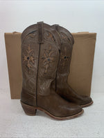 New Women’s Brown Miss Capezio Cowboy Boots. L 801 7.5 7 1/2 M. 2-112