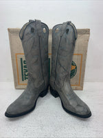 New Youth Gray Texas Brand Cowboy Boots. B 192 6 D. 2-148