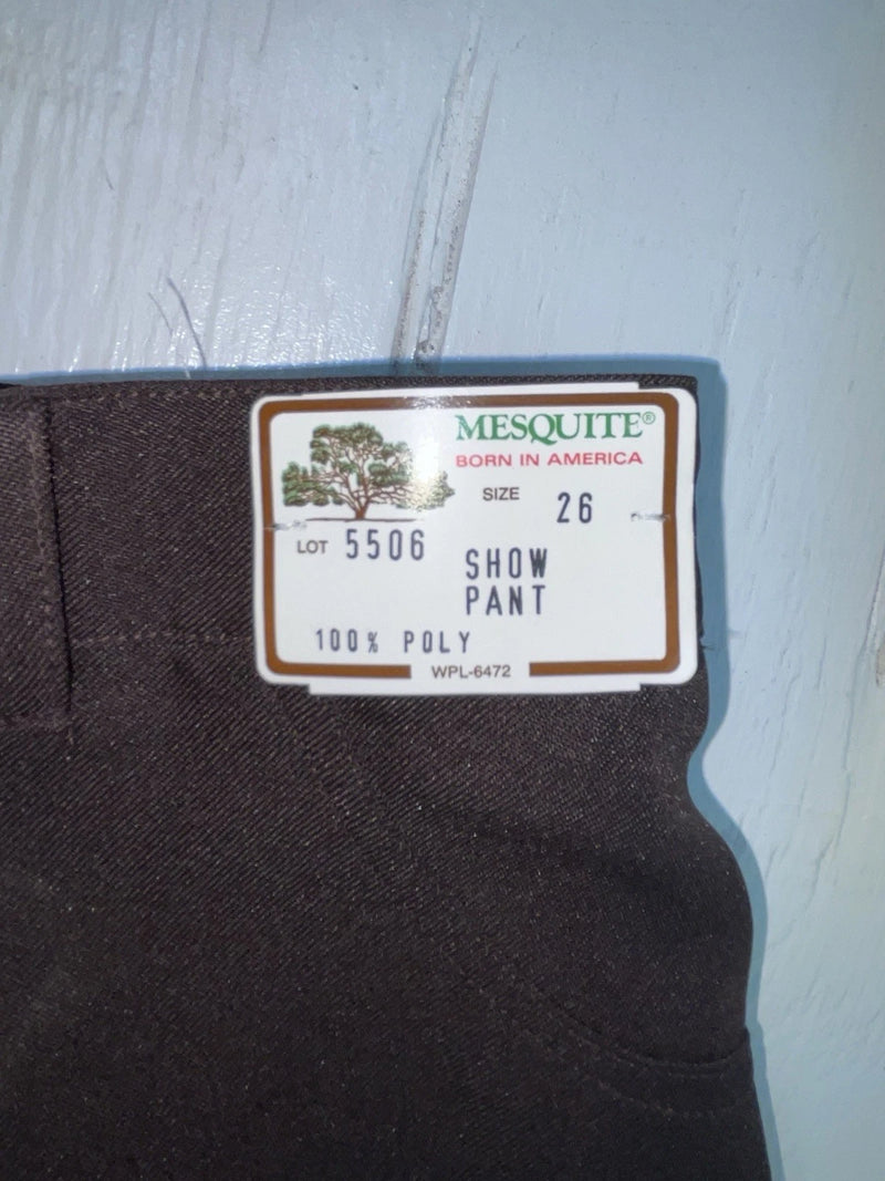 New Vintage Brown Mesquite Polyester Pants #5506 3A-105